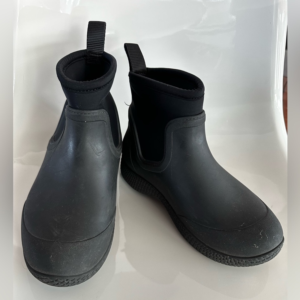 ICONIC!!! Celine Black Winter Rain Boots